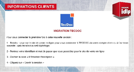 INFORMATIONS CLIENTS